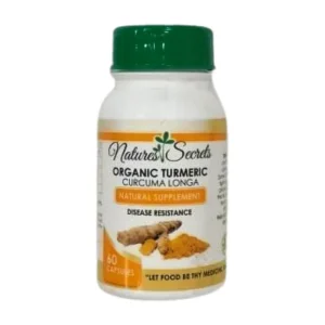 Natures Secrets Organic Turmeric Capsules 60s